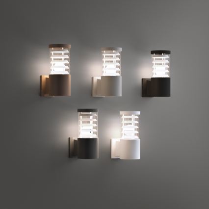 Ideal Lux - Applique murale d'extérieur TRONCO 1xE27/42W/230V IP44 anthracite