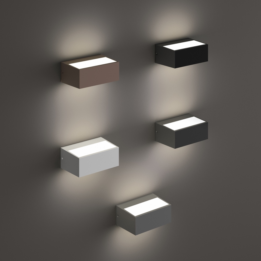 Ideal Lux - Applique murale d'extérieur TWIN 1xG9/28W/230V IP44 marron