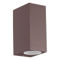 Ideal Lux - Applique murale d'extérieur UP 2xG9/15W/230V IP44 marron