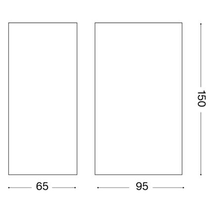 Ideal Lux - Applique murale d'extérieur UP 2xG9/15W/230V IP44 marron