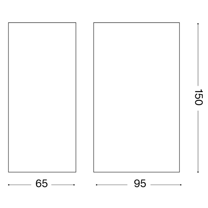 Ideal Lux - Applique murale d'extérieur UP 2xG9/15W/230V IP44 marron