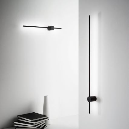 Ideal Lux - Applique murale ESSENCE LED/12W/230V 2700K 70 cm CRI 90 noir