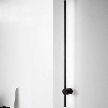 Ideal Lux - Applique murale ESSENCE LED/19W/230V 3000K 124 cm CRI 90 noir