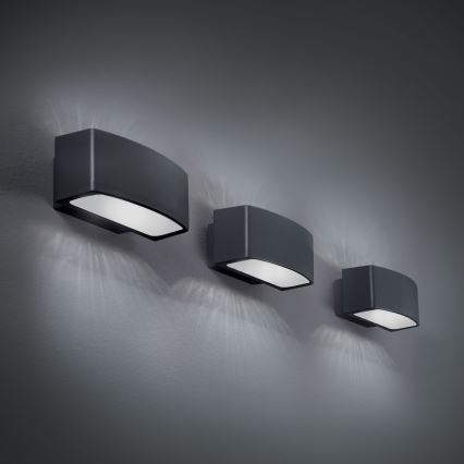 Ideal Lux - Applique murale extérieure ANDROMEDA 1xE27/60W/230V IP55 anthracite