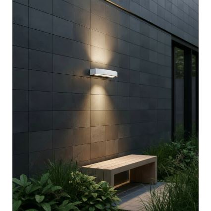 Ideal Lux - Applique murale extérieure ANDROMEDA 2xE27/60W/230V IP55 blanc