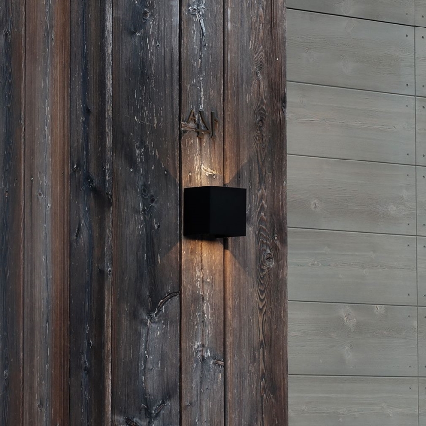 Ideal Lux - Applique murale extérieure ATOM LED/12W/230V CRI 90 IP54 noir