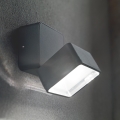 Ideal Lux - Applique murale extérieure LED OMEGA, 7 W / 230 V, IRC 90, IP54, anthracite