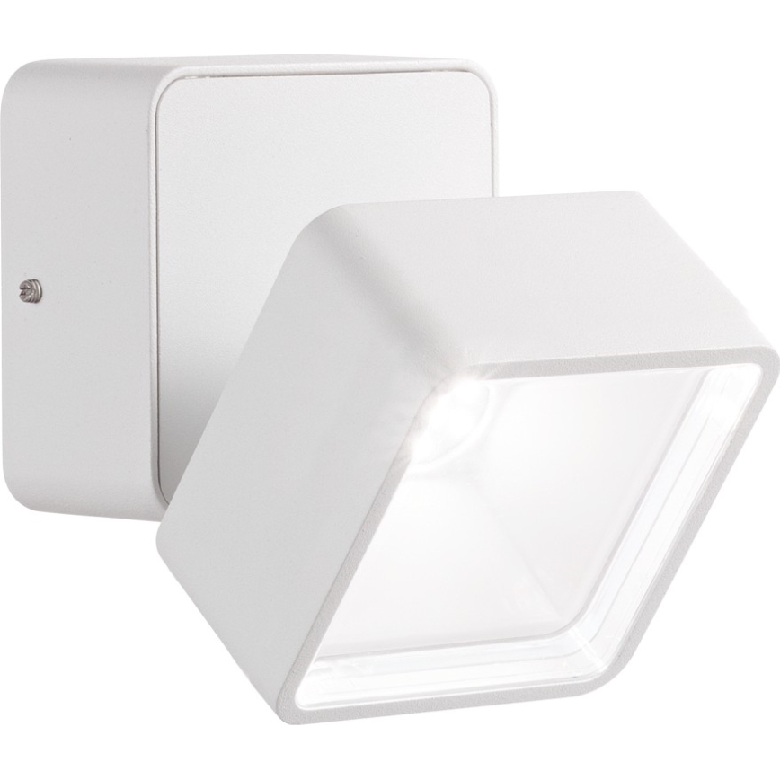 Ideal Lux - Applique murale extérieure LED OMEGA LED/7W/230V IRC 90 IP54 blanche