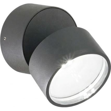 Ideal Lux - Applique murale extérieure LED OMEGA LED/7W/230V IRC 90 IP54 anthracite