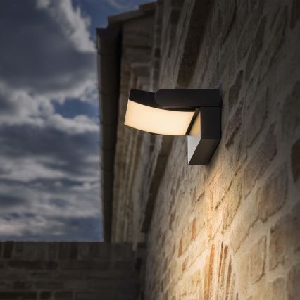 Ideal Lux - Applique murale extérieure SWIPE LED/21W/230V CRI 90 IP54 anthracite