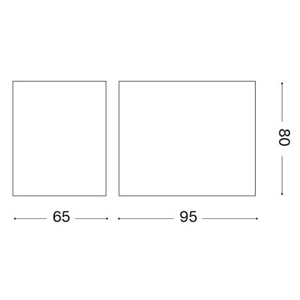 Ideal Lux - Applique murale extérieure UP 1x G9/15W/230V IP44, marron