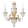 Ideal Lux - Applique murale FIRENZE 2xE14/40W/230V blanc/doré