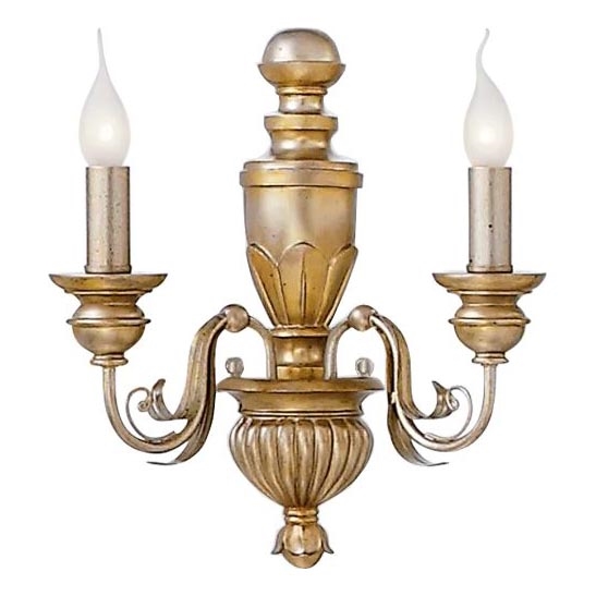 Ideal Lux - Applique murale FIRENZE 2xE14/40W/230V doré