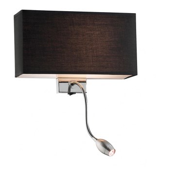 Ideal Lux - Applique murale flexible HOTEL 1xE27/60W + LED/1,5W/230V