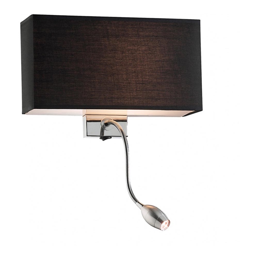 Ideal Lux - Applique murale flexible HOTEL 1xE27/60W + LED/1,5W/230V