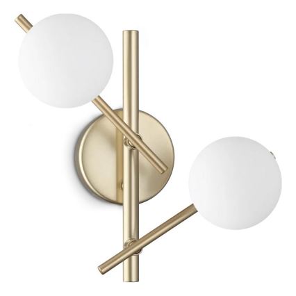Ideal Lux - Applique murale LED ATLAS 2xG9/3W/230V dorée