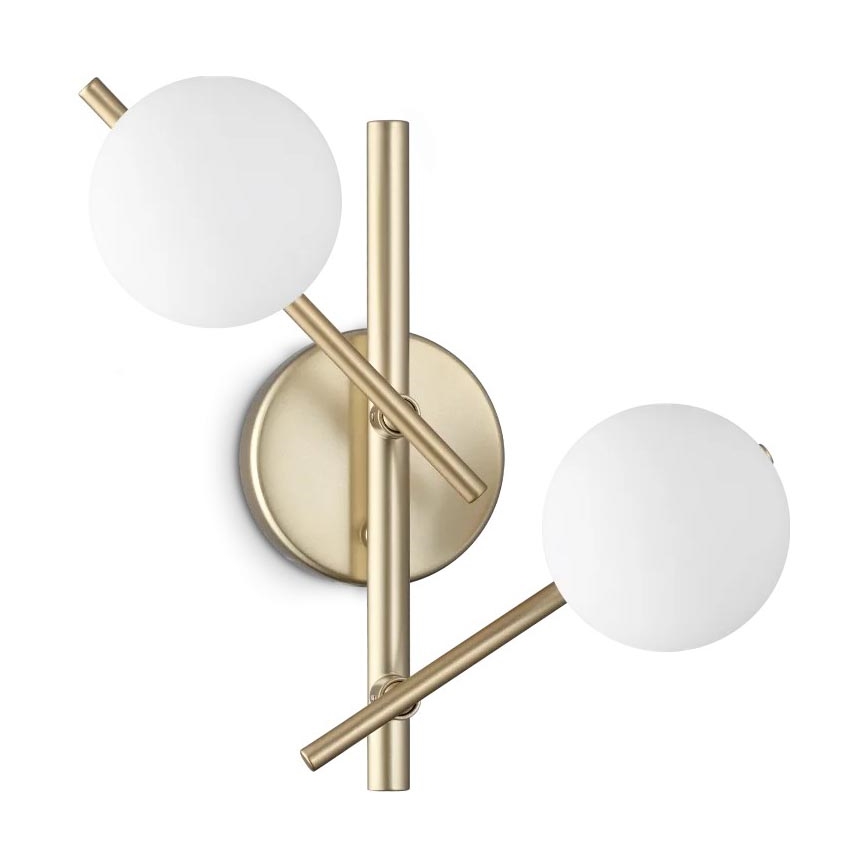 Ideal Lux - Applique murale LED ATLAS 2xG9/3W/230V dorée
