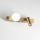 Ideal Lux - Applique murale LED BINOMIO 2xLED/3W/230V IRC 90 laiton
