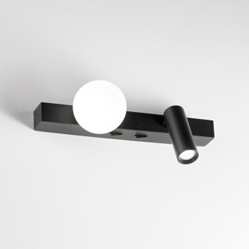 Ideal Lux - Applique murale LED BINOMIO 2xLED/3W/230V IRC 90 noire