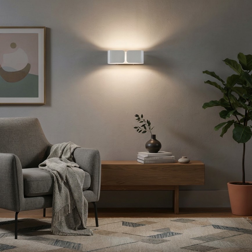 Ideal Lux - Applique murale LED CLIP 2xG9/3W/230V blanc