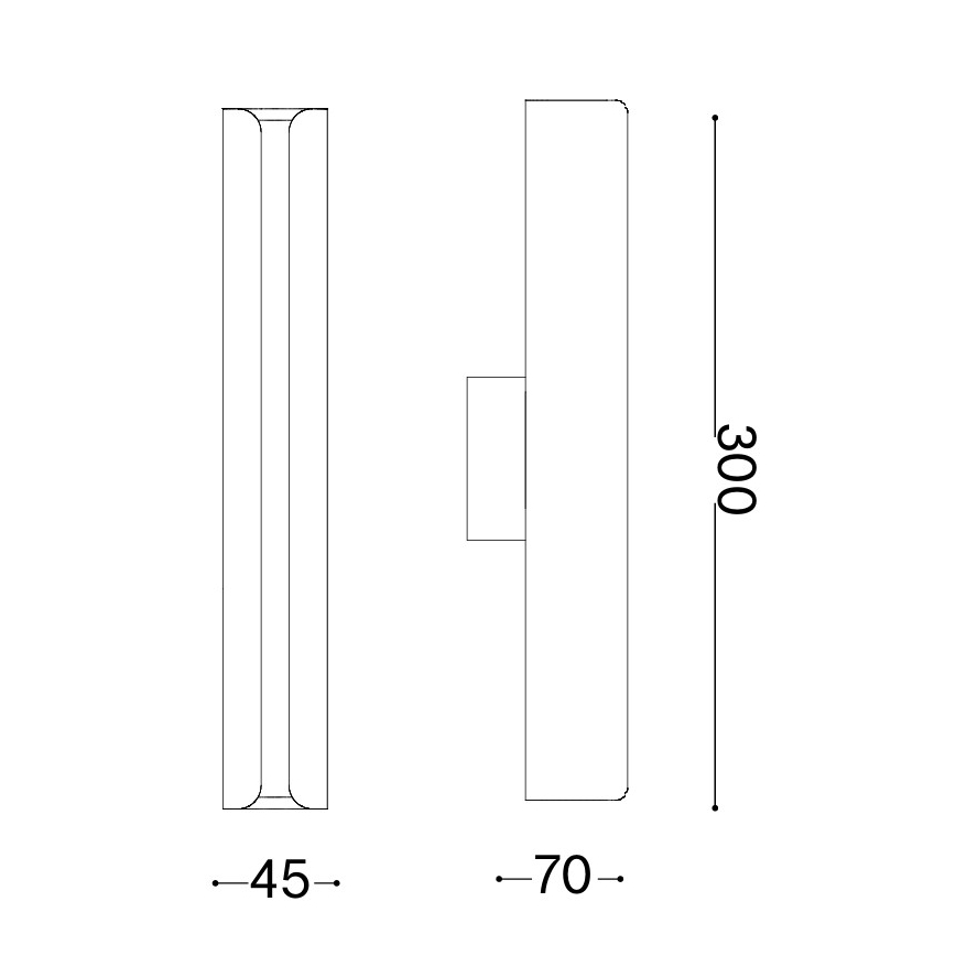 Ideal Lux - Applique murale LED DORICA LED/8,5W/230V IRC 90 dorée