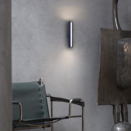 Ideal Lux - Applique murale DORICA LED, 8,5 W / 230 V, IRC 90, noire