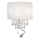 Ideal Lux - Applique murale LED en cristal OPERA 2xE14/40W/230V + LED/1W blanche