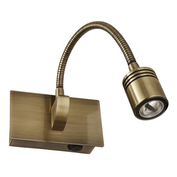 Ideal Lux - Applique murale LED LED/3W/230V bronze