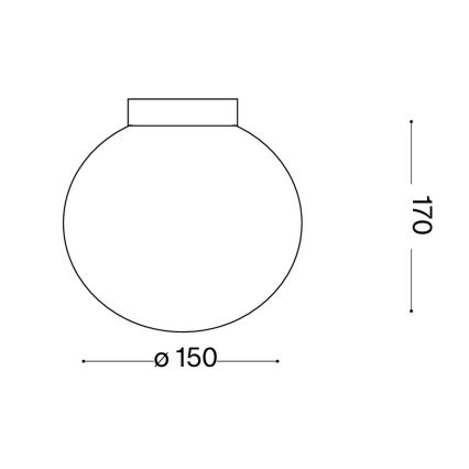 Ideal Lux - Applique murale LED MAPA 1xG9/3W/230V Ø 15 cm blanche