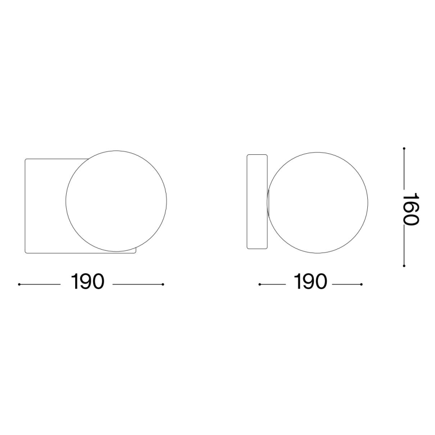 Ideal Lux - Applique murale LED PENTA 1xG9/3W/230V doré