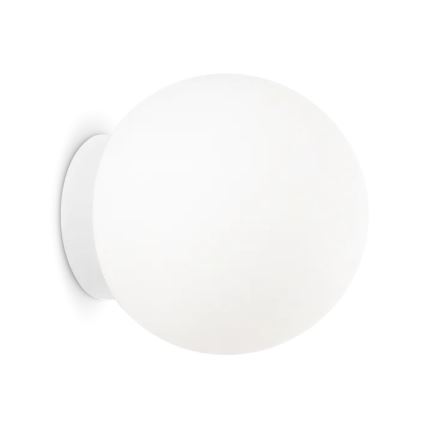 Ideal Lux - Applique murale MAPA 1xE27/42W/230V Ø 20 cm blanche