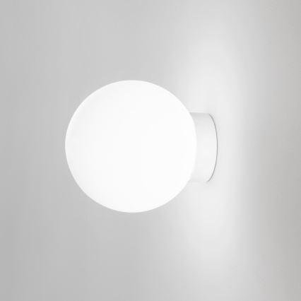 Ideal Lux - Applique murale MAPA 1xE27/42W/230V Ø 20 cm blanche