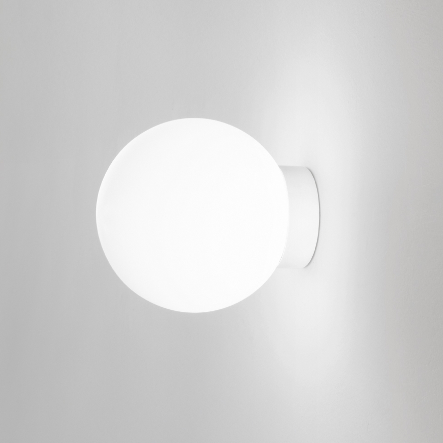 Ideal Lux - Applique murale MAPA 1xE27/42W/230V Ø 20 cm blanche