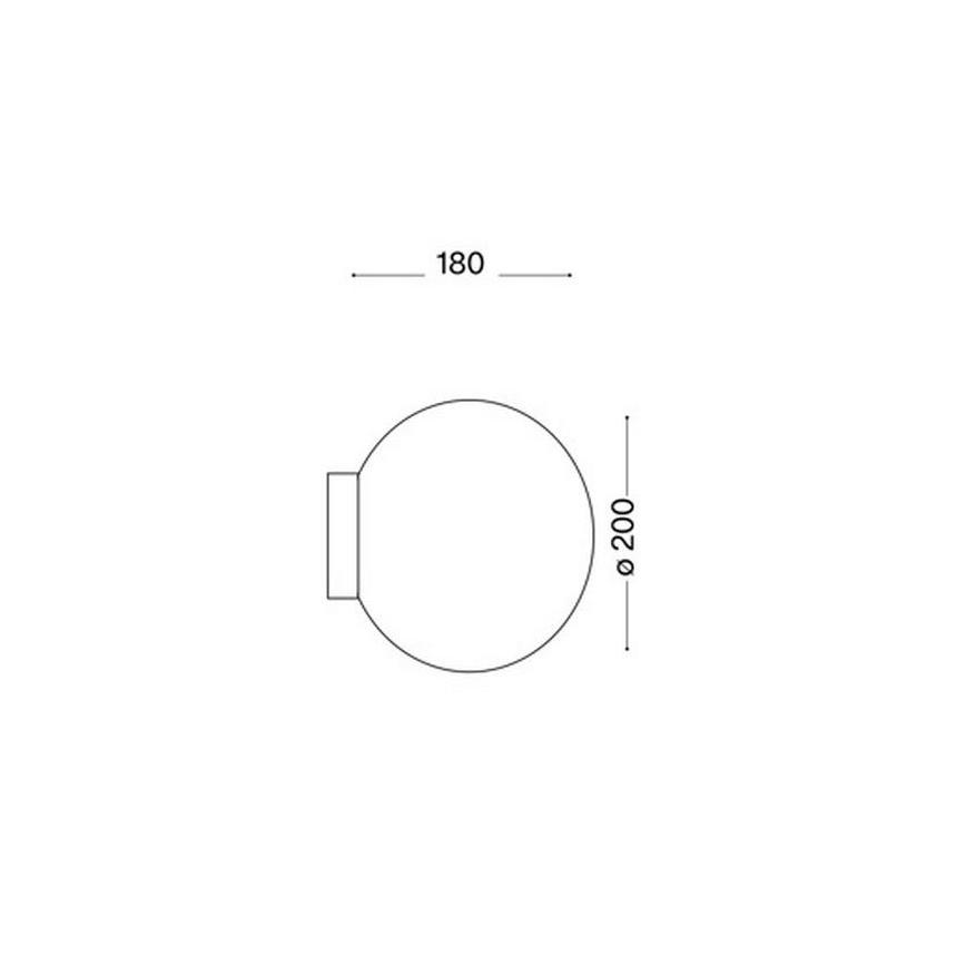 Ideal Lux - Applique murale MAPA 1xE27/60W/230V