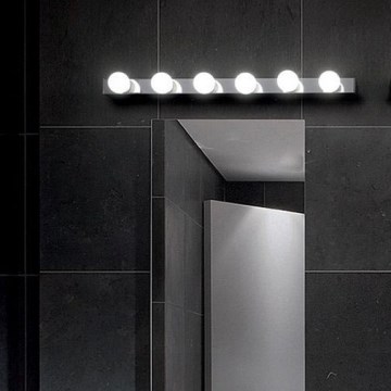 Ideal Lux - Applique murale PRIVE 6xE14/40W/230V chrome brillant
