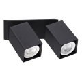Ideal Lux - Applique murale spot LED DYNAMITE 2x GU10/7W/230V IRC 90 noire
