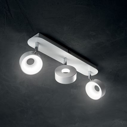 Ideal Lux - Applique murale spot LED OBY 3xLED/6W/230V IRC 90 blanche