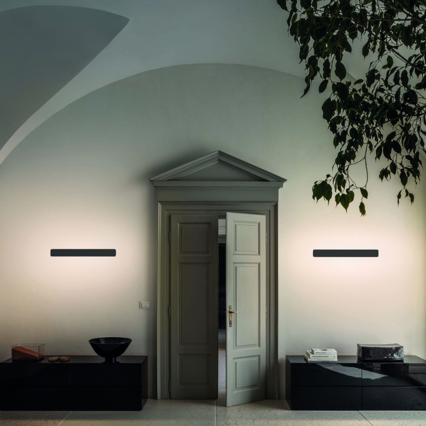 Ideal Lux - Applique murale ZIG ZAG LED/30W/230V 75 cm CRI 90 noir