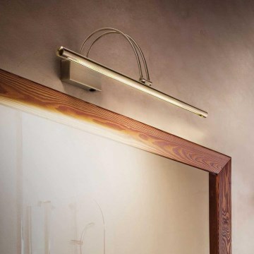 Ideal Lux - Applique pour tableau BOW LED/4,6W/230V 46 cm CRI 90 doré