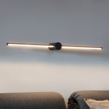 Ideal Lux - Éclairage de miroir salle de bain FILO LED/12,5W/230V IP44 noir
