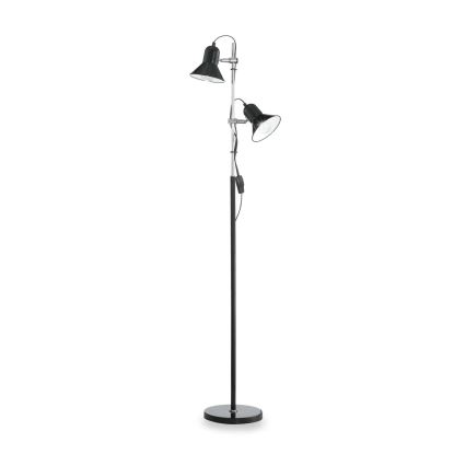 Ideal Lux - Lampadaire 2xE27/60W/230V noir