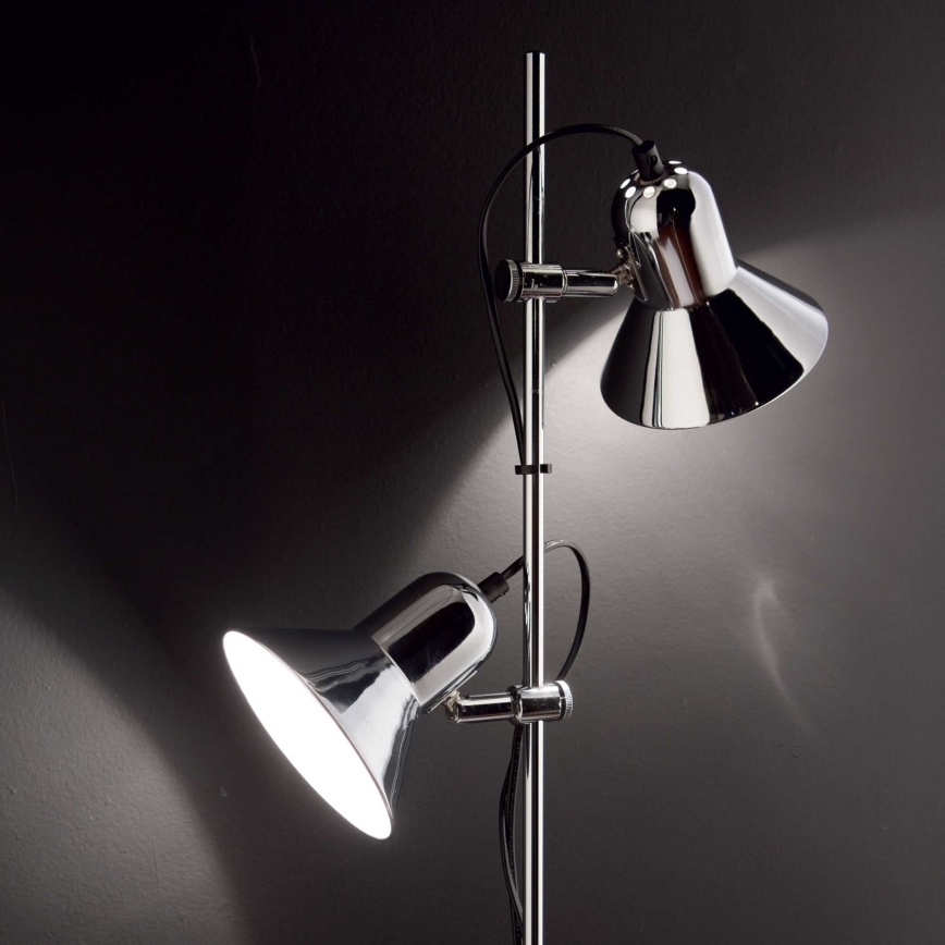 Ideal Lux - Lampadaire 2xE27/60W/230V noir