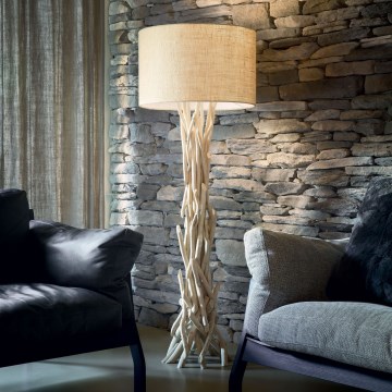 Ideal Lux - Lampadaire DRIFTWOOD 1xE27/60W/230V goyave