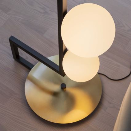 Ideal Lux - Lampadaire LED BIRDS 5xG9/3W/230V noir/doré
