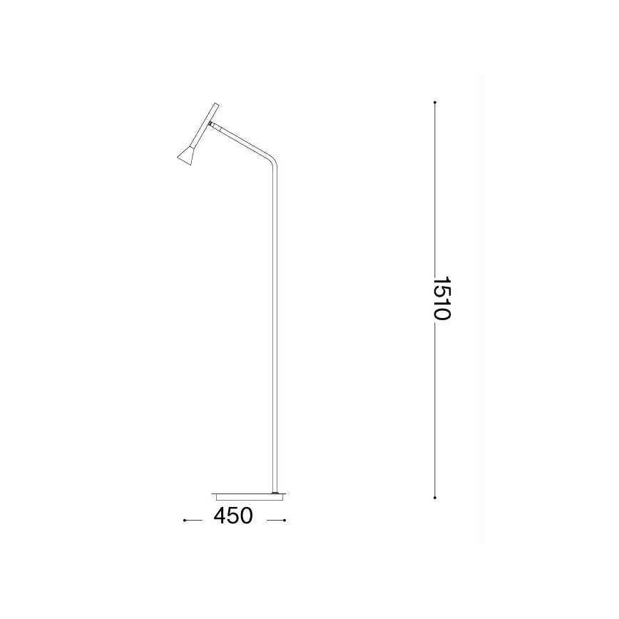 Ideal Lux - Lampadaire LED DIESIS LED/4,5W/230V IRC 95 chrome mat
