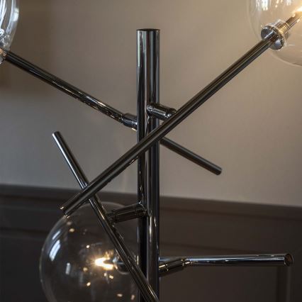Ideal Lux - Lampadaire LED EQUINOXE 4xG4/2W/230V chrome brillant/transparent