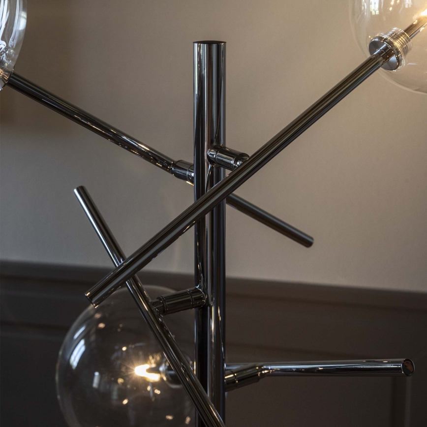 Ideal Lux - Lampadaire LED EQUINOXE 4xG4/2W/230V chrome brillant/transparent