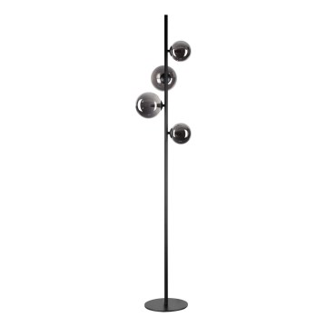 Ideal Lux - Lampadaire LED PERLAGE 4xG9/3W/230V noir/noir fumé