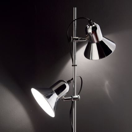 Ideal Lux - Lampadaire POLLY 2xE27/60W/230V chrome brillant
