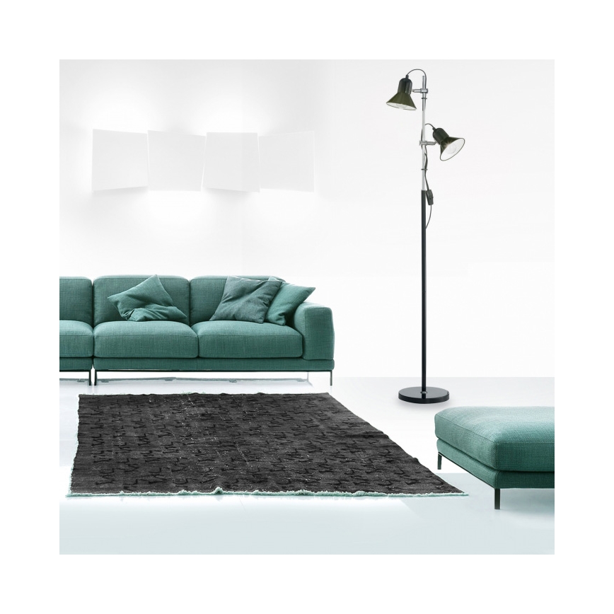 Ideal Lux - Lampadaire POLLY 2xE27/60W/230V noir